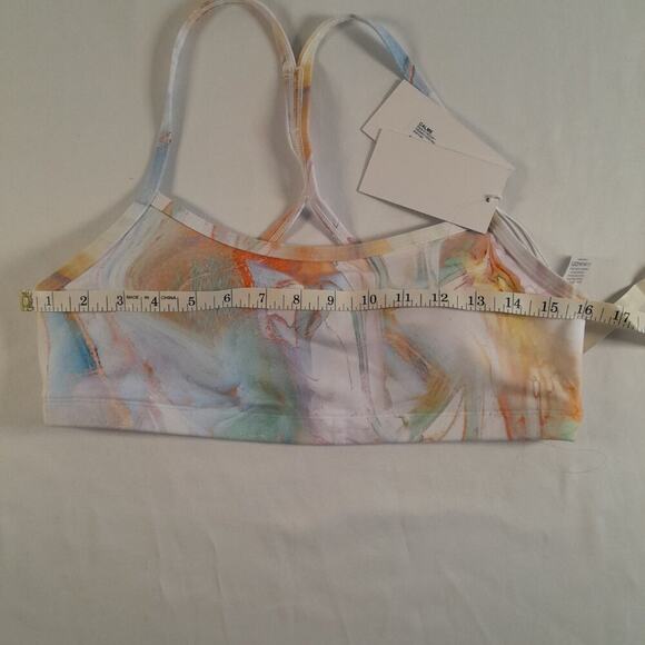 Calme by Johnny Was Marbled Sports Bra Women L NWT BohoChic Boho Athleisure Luxe - Picture 9 of 9